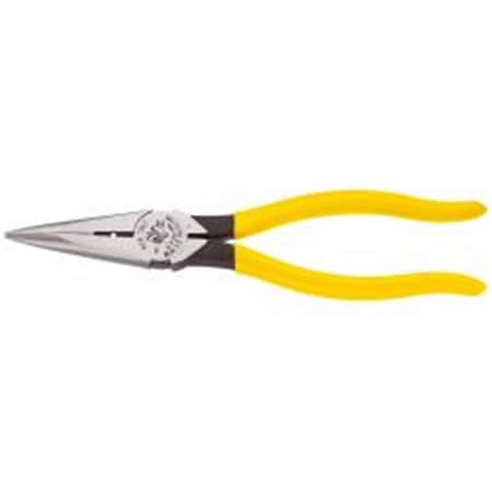 Kln 8 in. Heavy-Duty Long-Nose Pliers - Wire Stripping D2038N